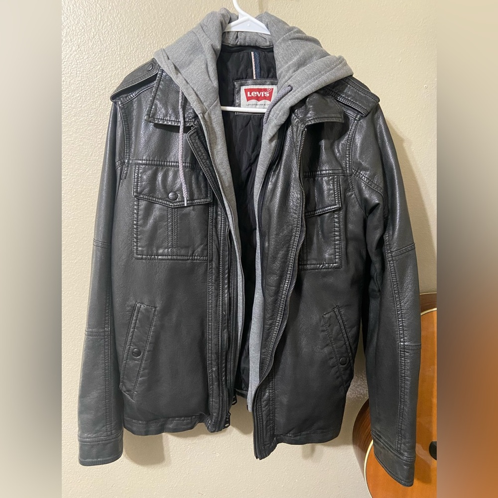 Levi’s Leather Jacket Men’s Small